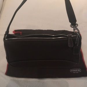 Coach clutch purse with 2 way strap